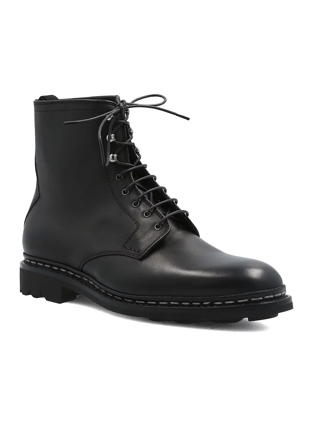 BOOTS HETRE CUIR NOIR