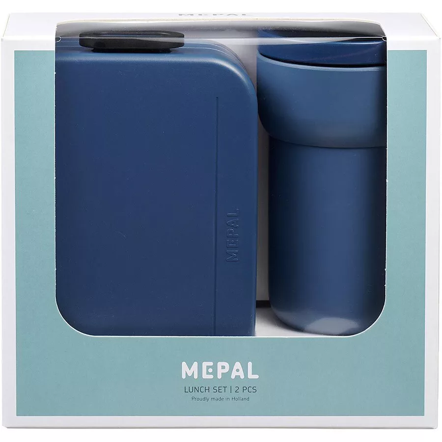 Mepal Lunchset Kaffee Ellipse + TAB dunkelblau