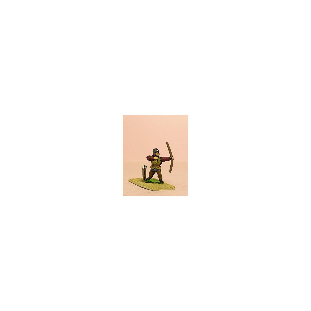 Late Medieval: Mounted Archer on foot, firing