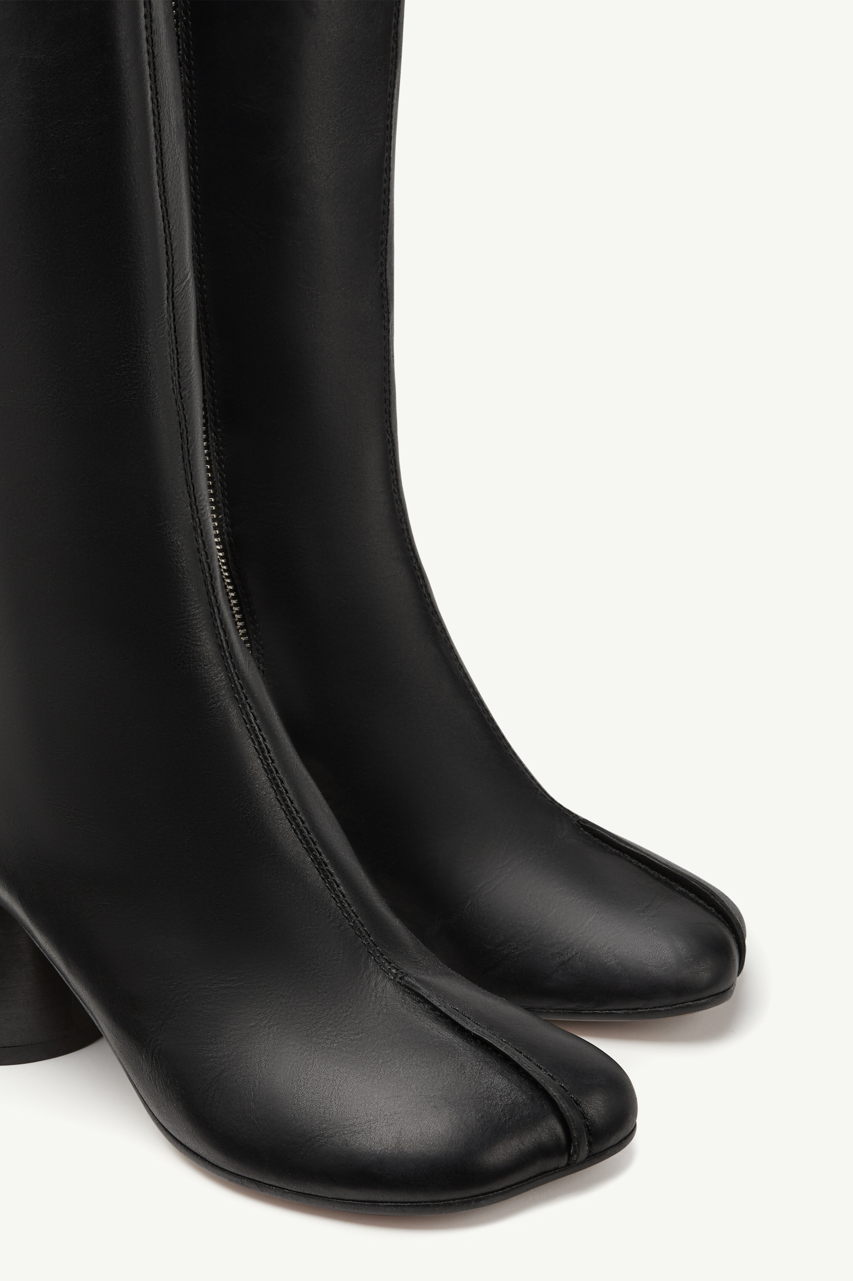 Bottes en cuir Stitch-out