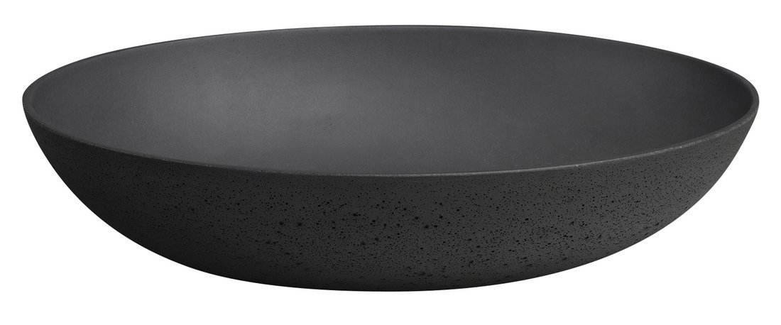 Sapho Formigo betonnen waskom 60x14.5x40.5cm antraciet