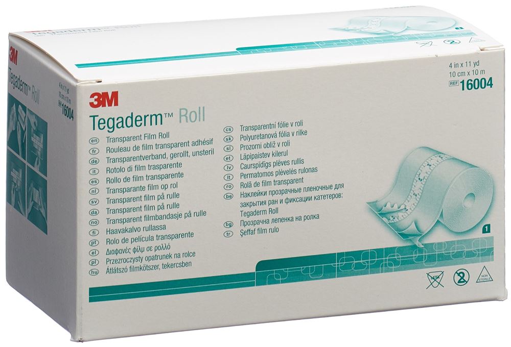 TEGADERM Wundverband 10cmx10m transparent 1 Stk