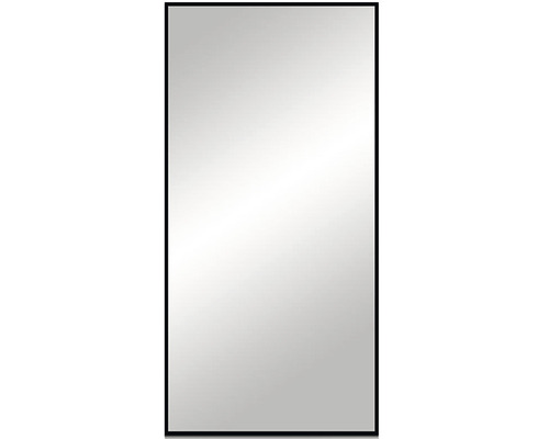 Rimini spiegel 80 x 41 cm zwart