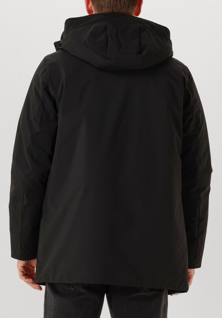 zwarte woolrich parka's stretch arctic parka