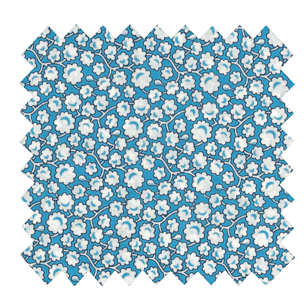 Tissu Coton Au Mètre Fleur Nuage Ciel