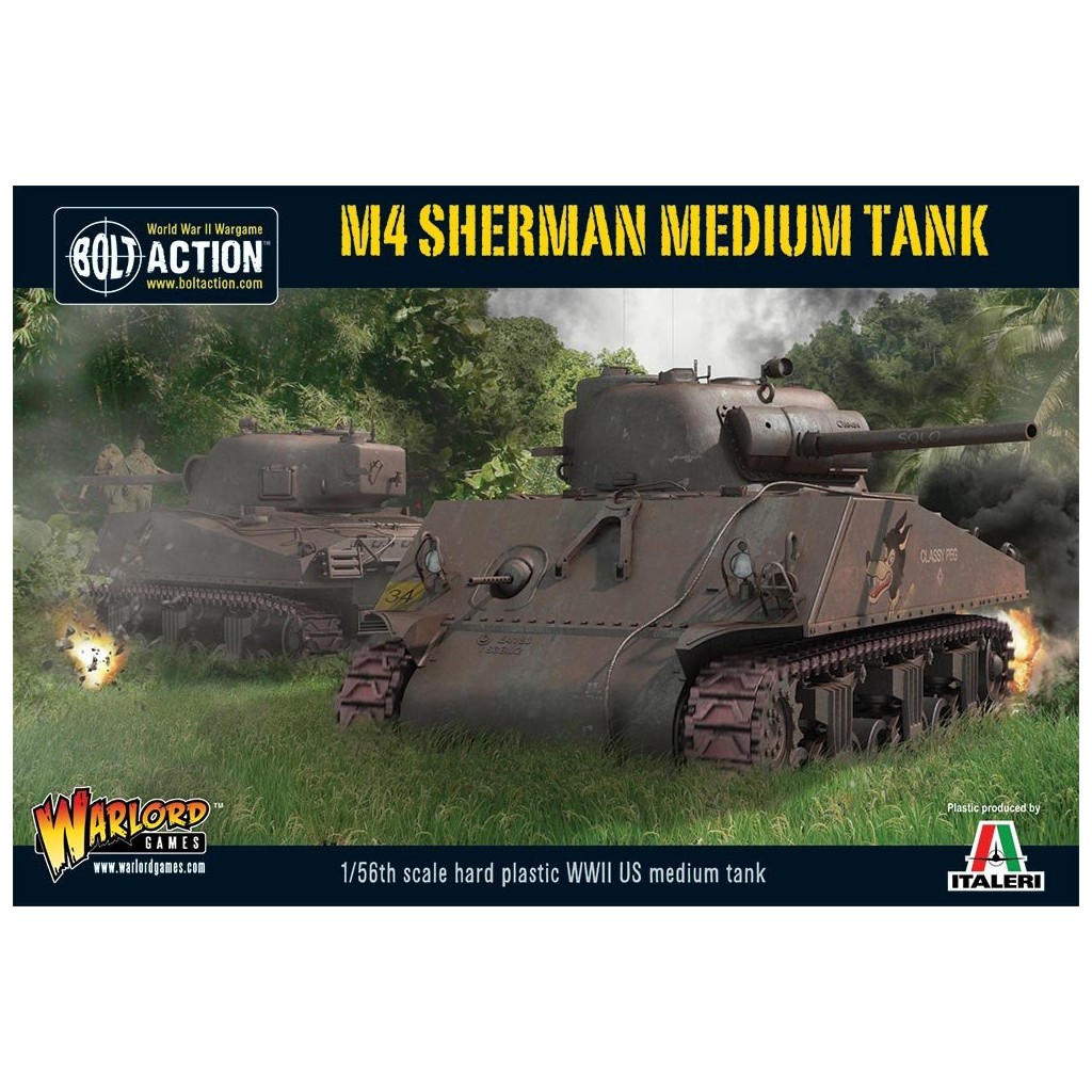 Bolt Action - M4 Sherman medium tank (plastic)