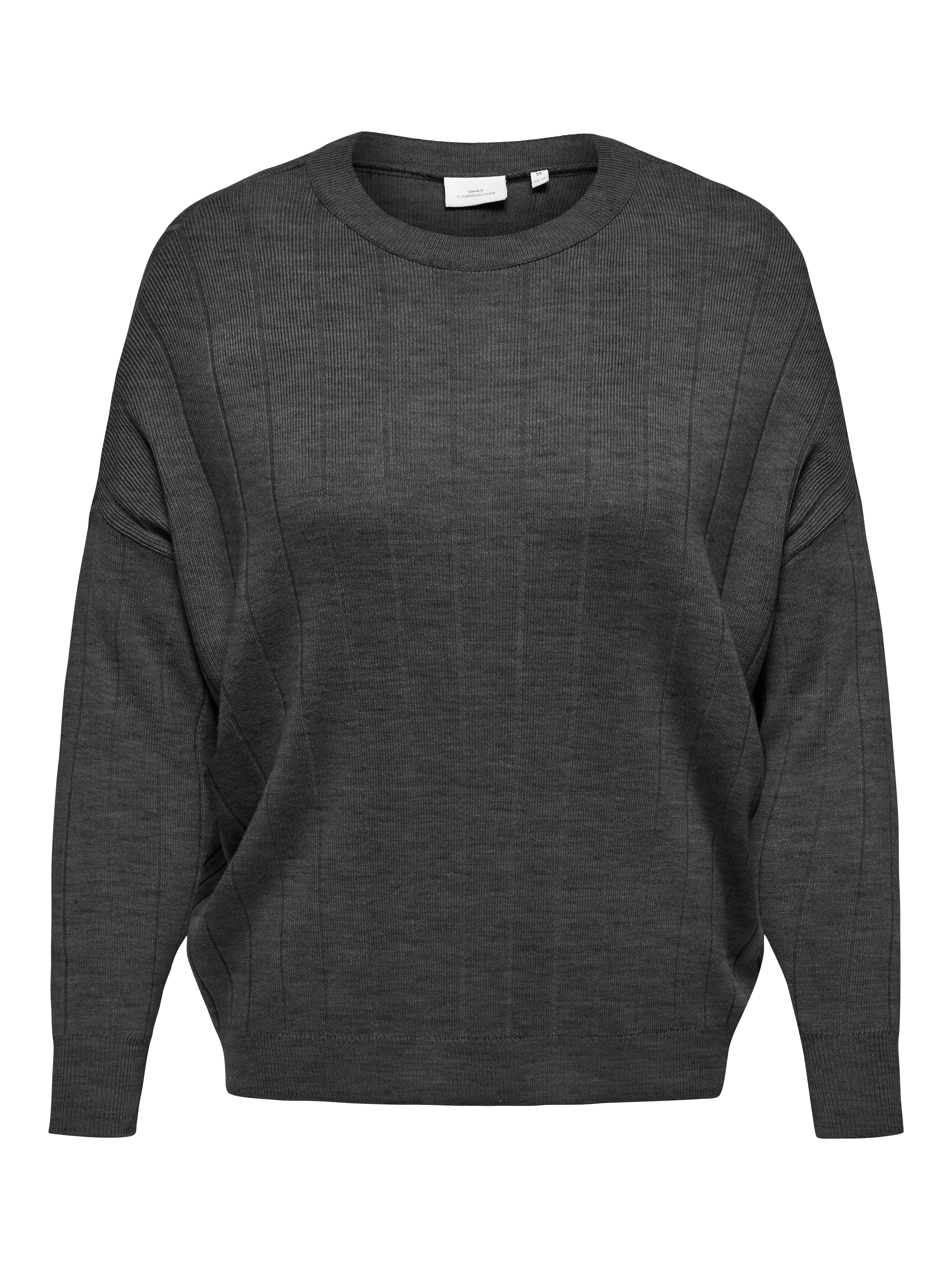 CARTESS Strickpullover Dark Grey Melange