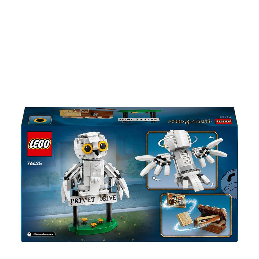 Leuke set met herkenbare onderdelen en karaktersHedwig bij Ligusterlaan Rollenspellen Bouwpakket met Speelgoed Uil 76425