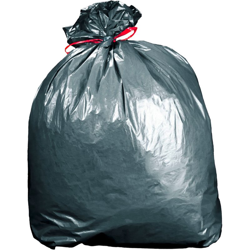 Sac poubelle 100 litres Ultra-résistant Alfapac gris - 30 sacs