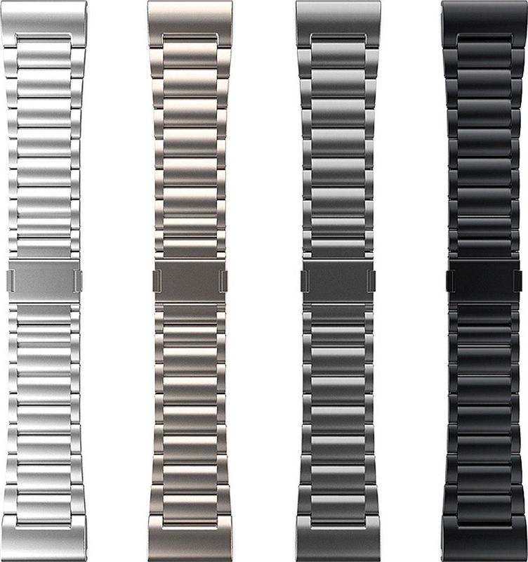 Garmin - Fenix 5 / 6 - Magnetische Band - Titanium - Grafiet
