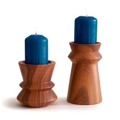 Bougeoirs en céramique