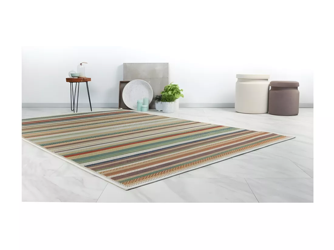 Tapis 330x240cm, design C403I coloris multicolore - Confort et élégance pour votre intérieur