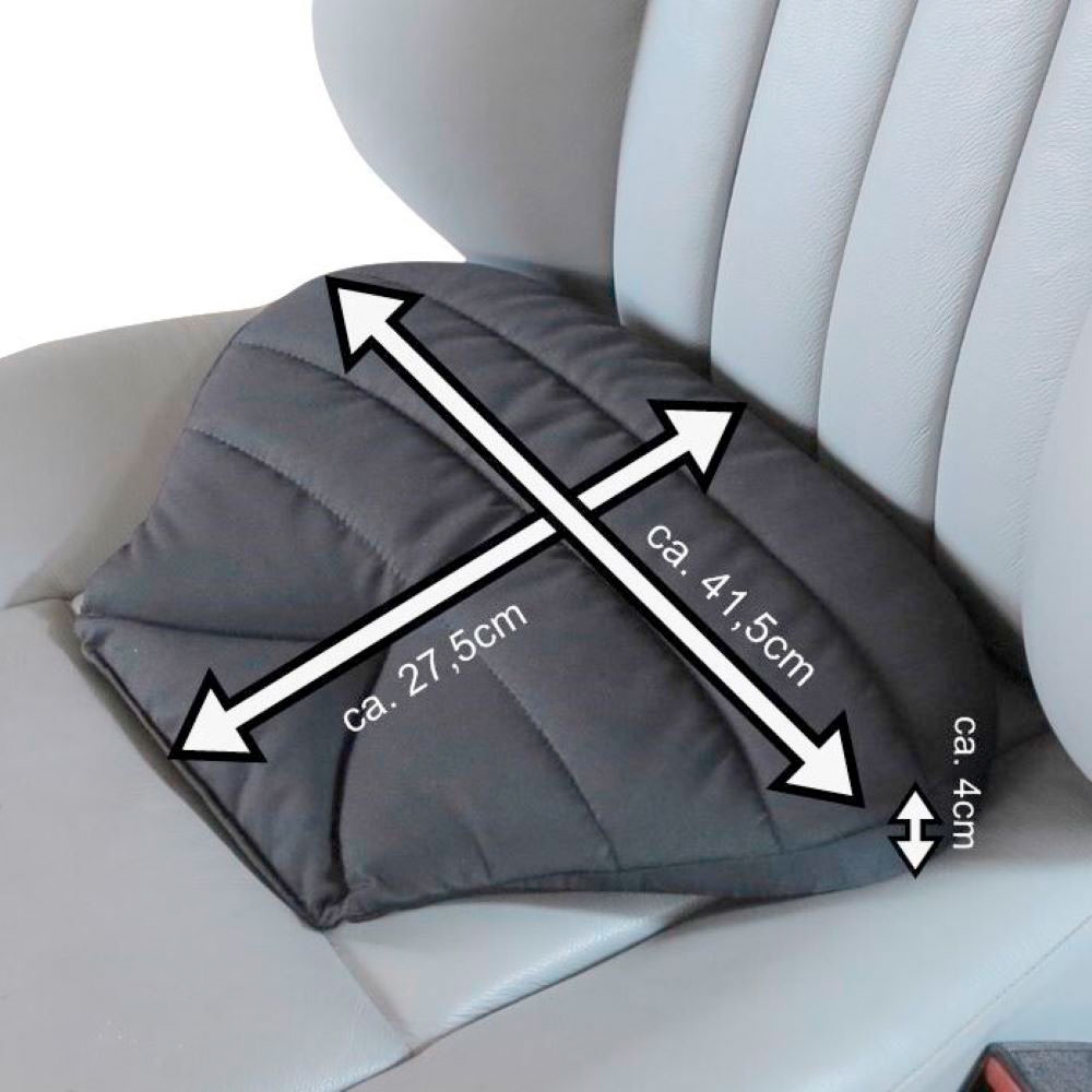 Sitback Fahrzeug Stoff Keilkissen 3D Black