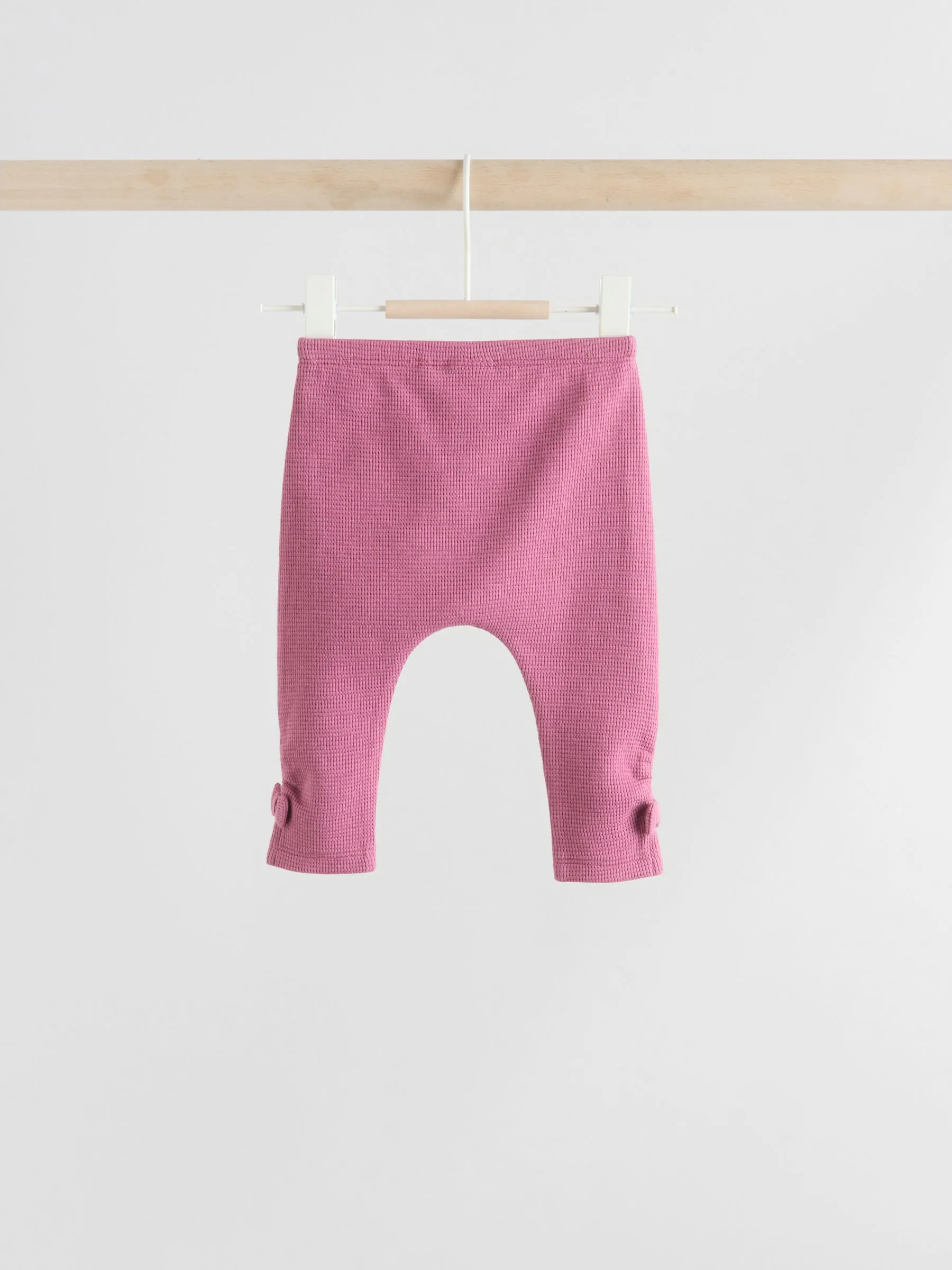 Bordeauxrood - Babyset van top met Lange mouwen en Leggings met Bodywarmer 3 -delig (0mnd -2jr)