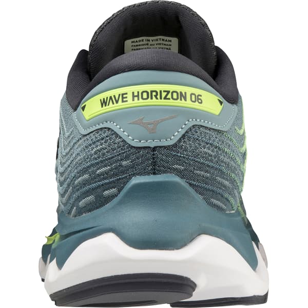 Chaussure running MIZUNO WAVE HORIZON 6 SMOKEBLUE/EBONY/NEOLIME