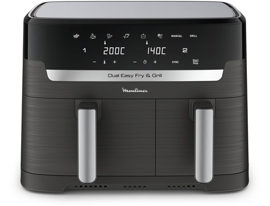 MOULINEX - Friteuse à air chaud Dual Easy Fry & Grill EZ905B20