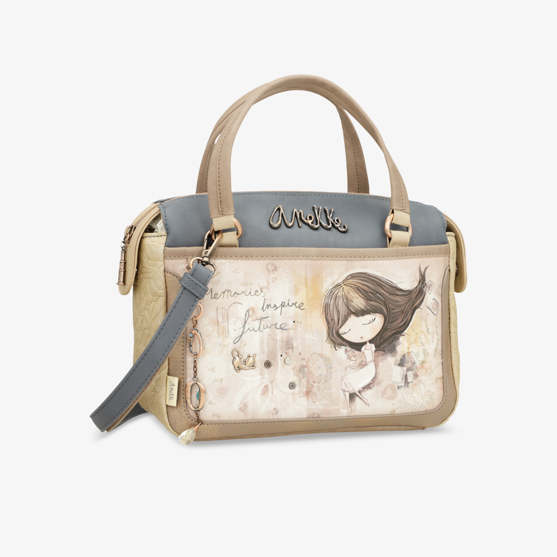 anekke MEMORIES Damen Umhängetasche beige
