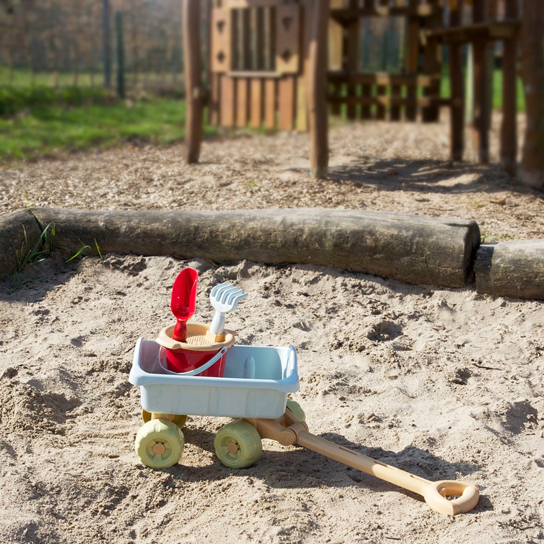 Klein Bollerwagen »Little Foot, Spiel-Bollerwagen mit Eimerset, aus Recyclingkunststoff« Made in Germany
