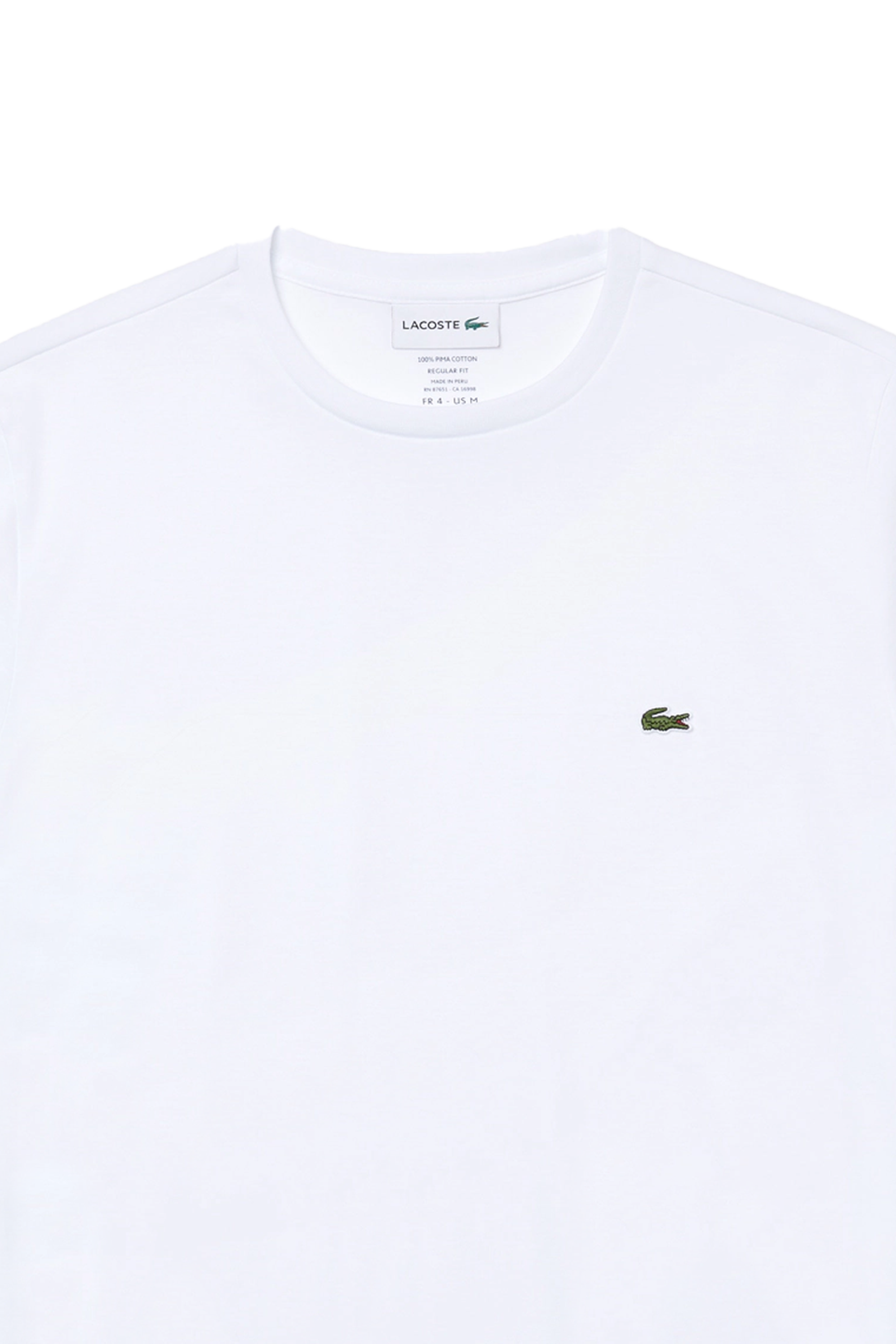LACOSTE T-shirt Blanc