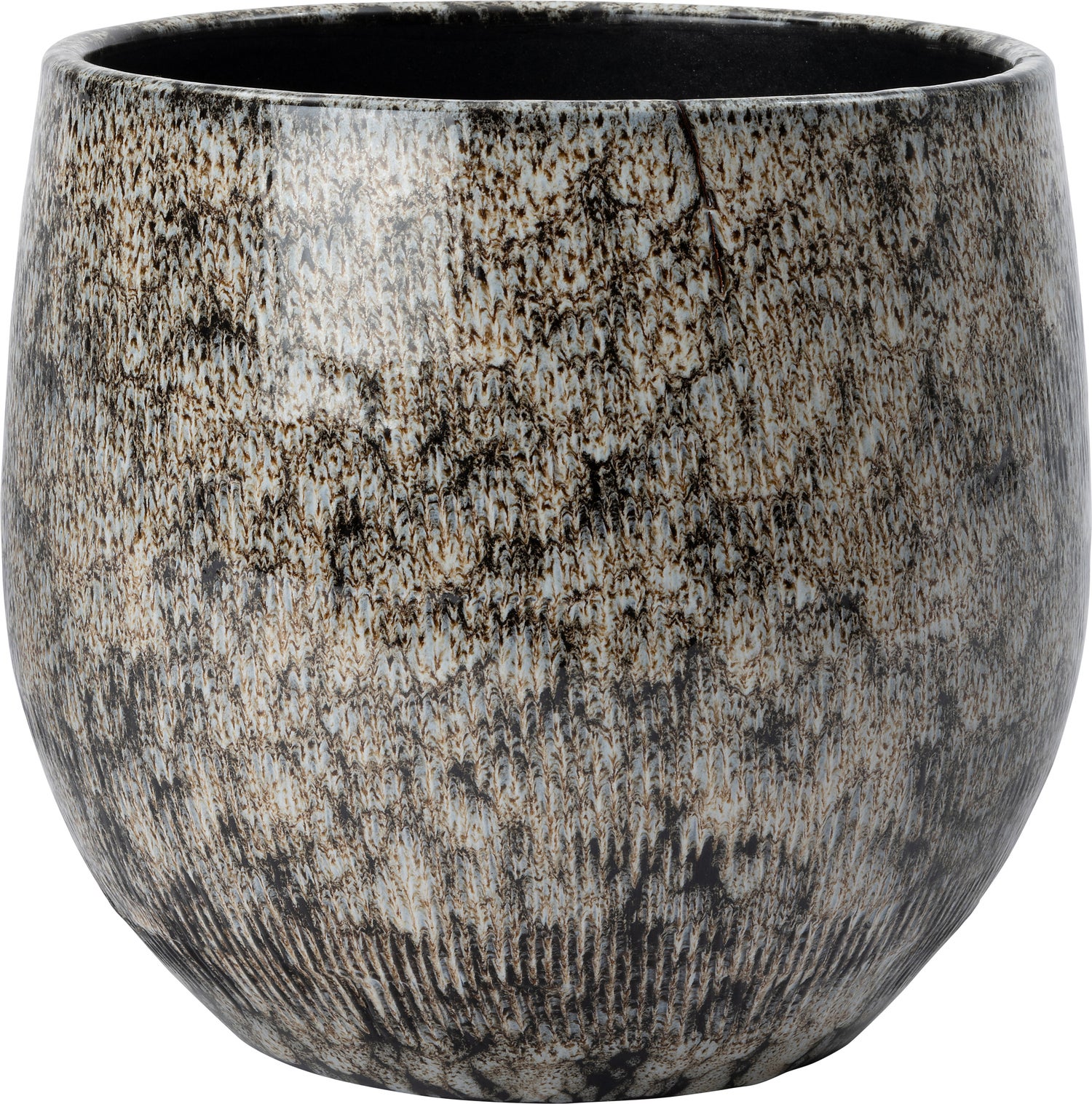 Intratuin bloempot Eren grijs D 24 H 26 cm