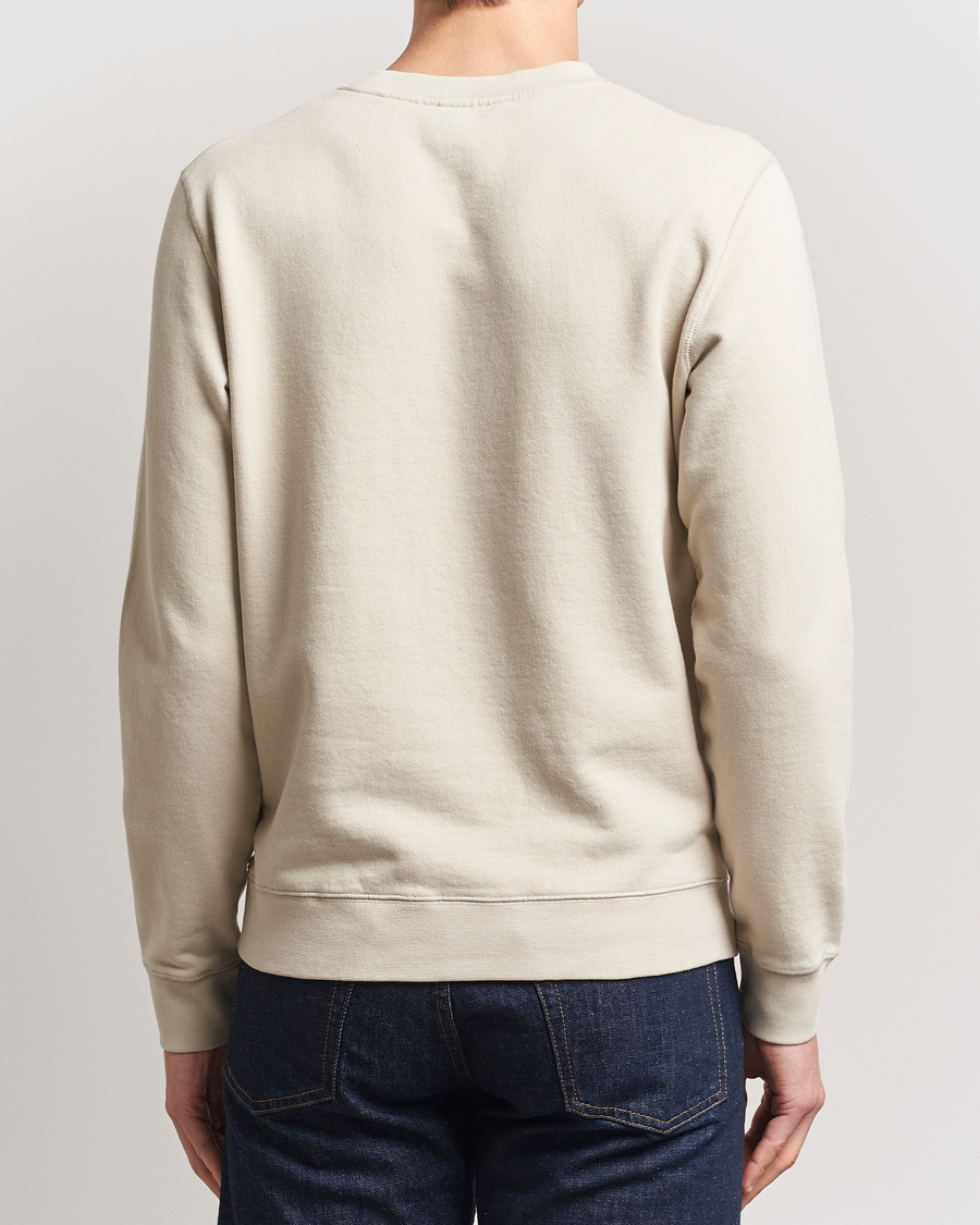 Sunspel Loopback Sweatshirt Ash Grey
