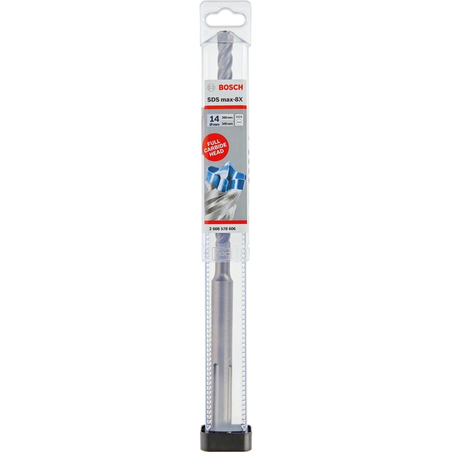 Bosch Professional Hamerboor SDS Max-8X 4-Snijder 14x200x340mm