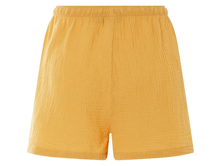Korte mousseline dames broek