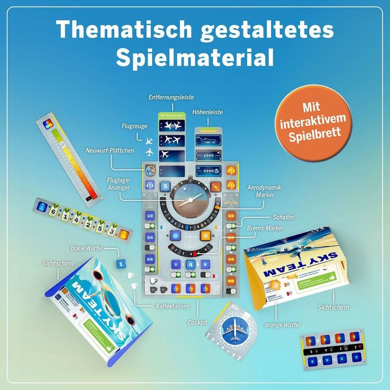 Kosmos - Sky Team - Bordspel - Reizen/avontuur - Coöperatief spel