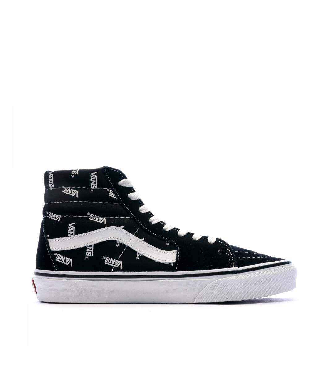 Baskets Noir à motifs Homme Vans SK8-HI