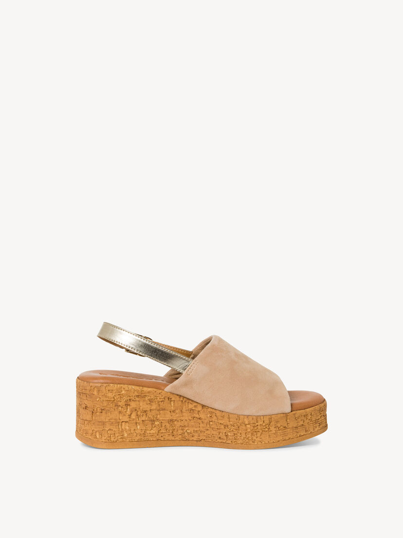 Leren Sandaaltje - beige