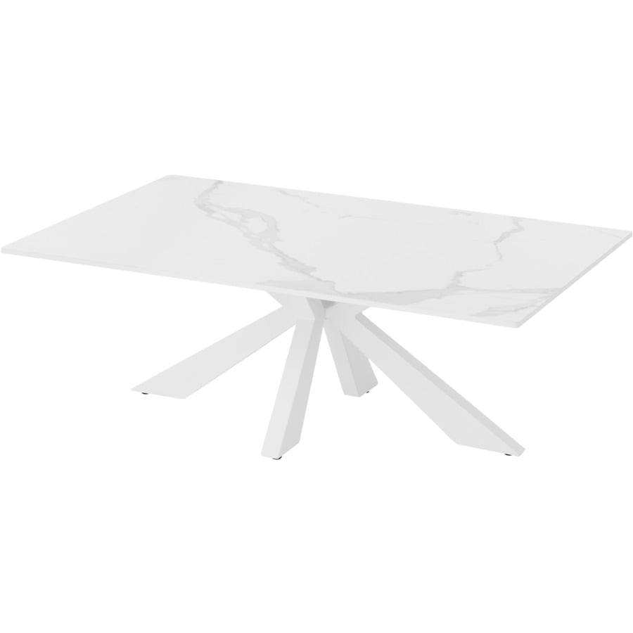 Salontisch Mona oval Glas grau 100 x 40 x 60 cm