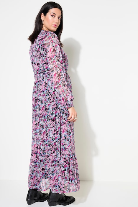 Maxikleid, A-Line, Millefleur