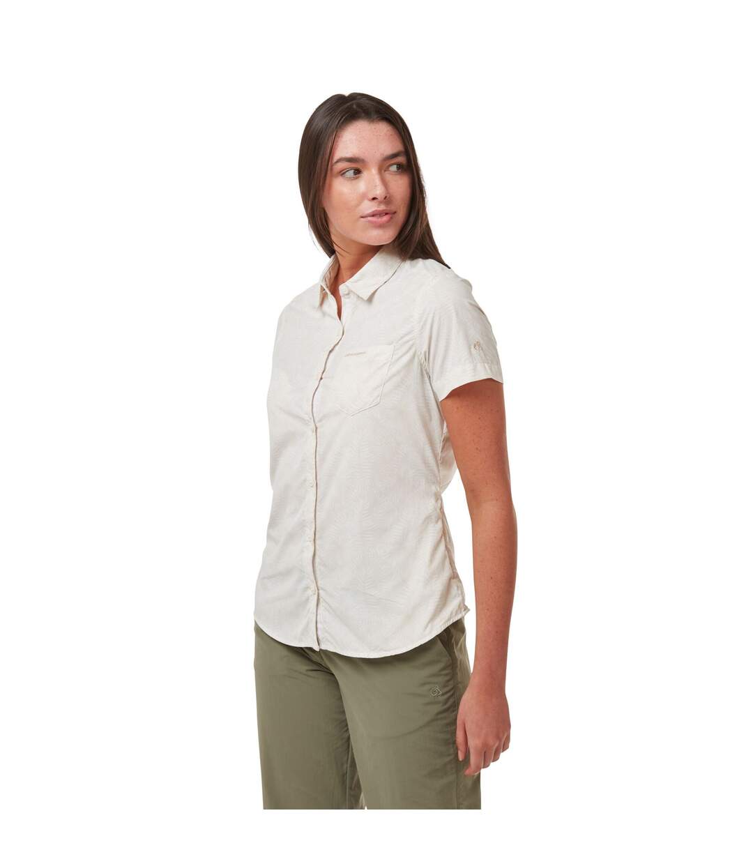 Craghoppers - Chemise manches courtes VANNA - Femme (Blanc cassé) - UTCG1307
