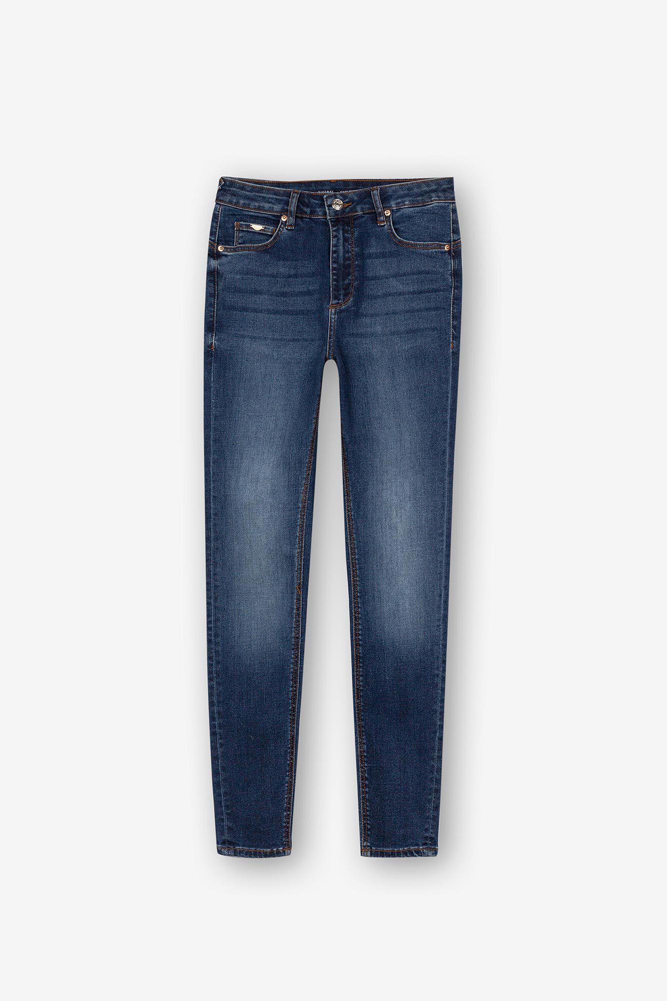 Calça jeans Body Curve Skinny High Waist Ecodenim