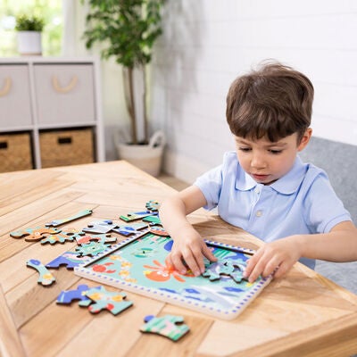 Melissa & Doug Puslespill med Tannhjul Havet 18 Brikker