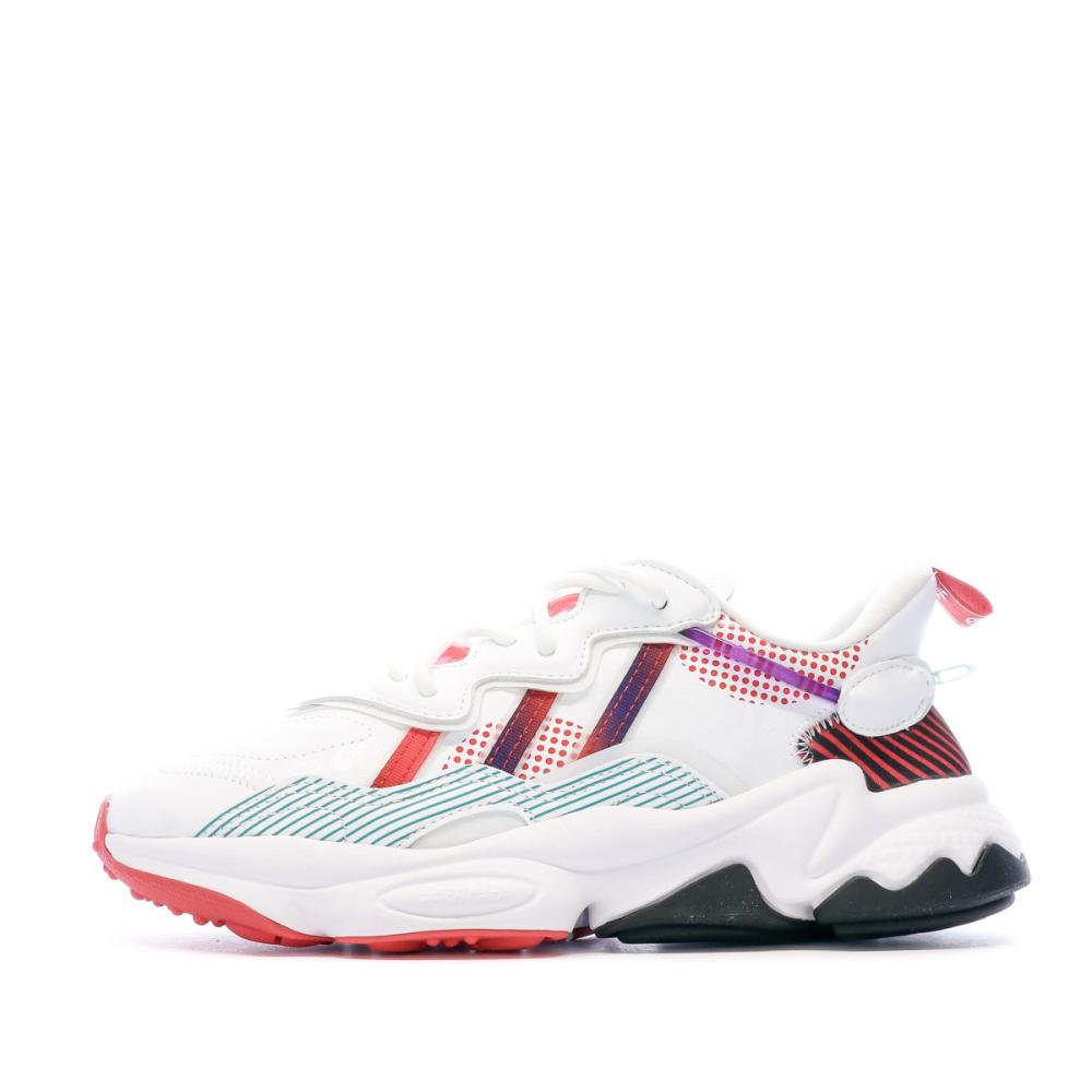 Adidas Baskets Blanches Femme Adidas Ozweego