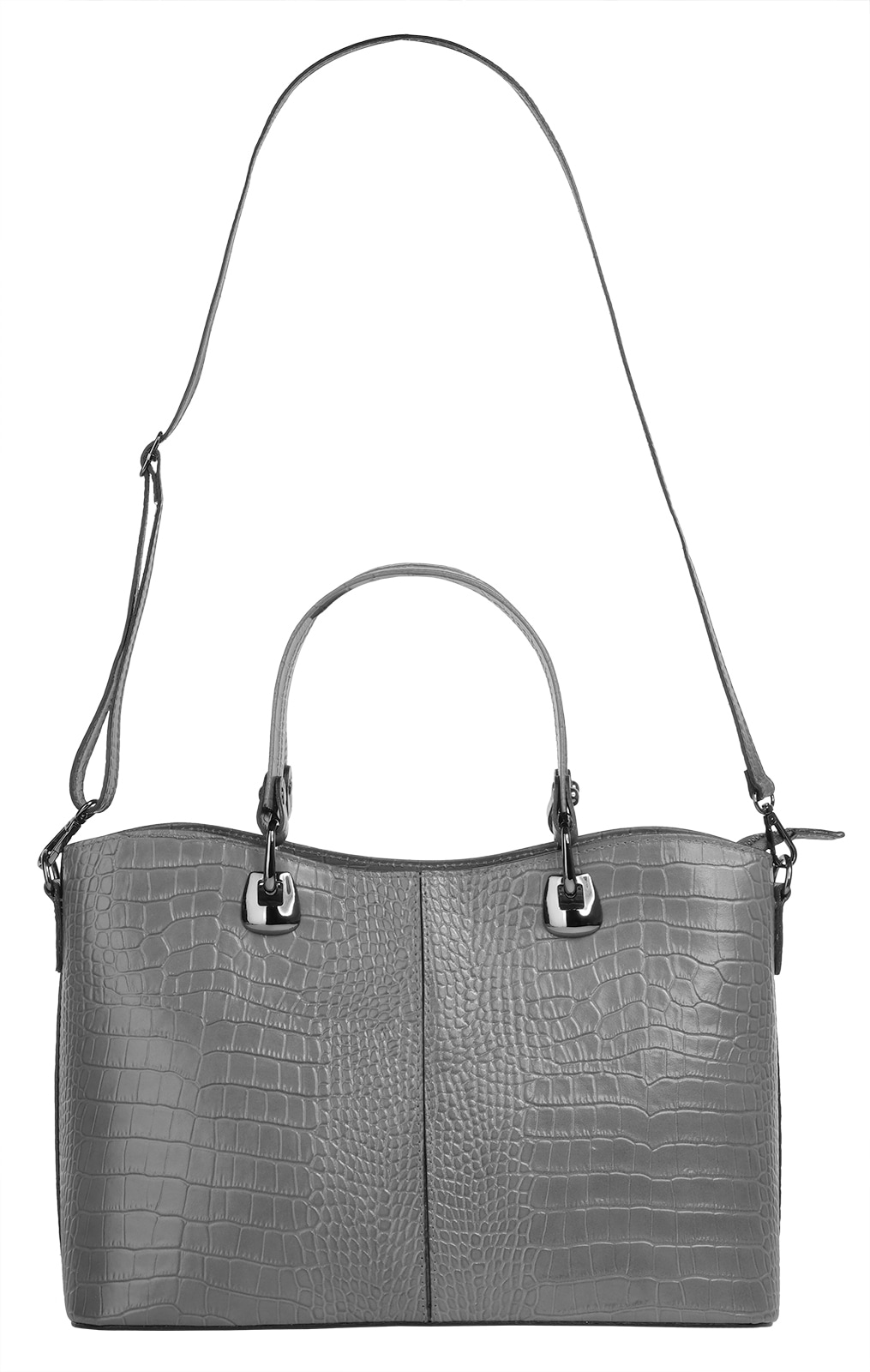 Cluty Henkeltasche echt Leder, Made in Italy