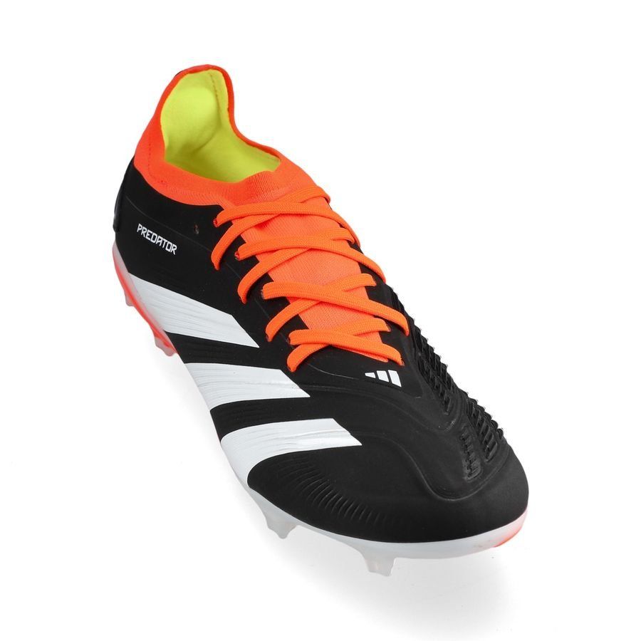 adidas Predator Pro FG Solar Energy - Noir/Blanc/Rouge