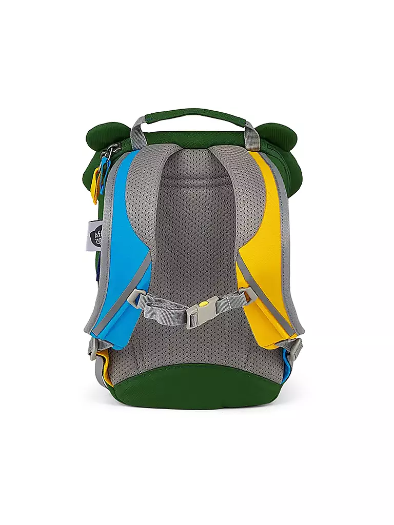AFFENZAHN Kindergartenrucksack Kreativ Bär dunkelgrün