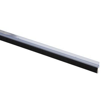 Handson tochtstrip met borstel PVC transparant 93 cm