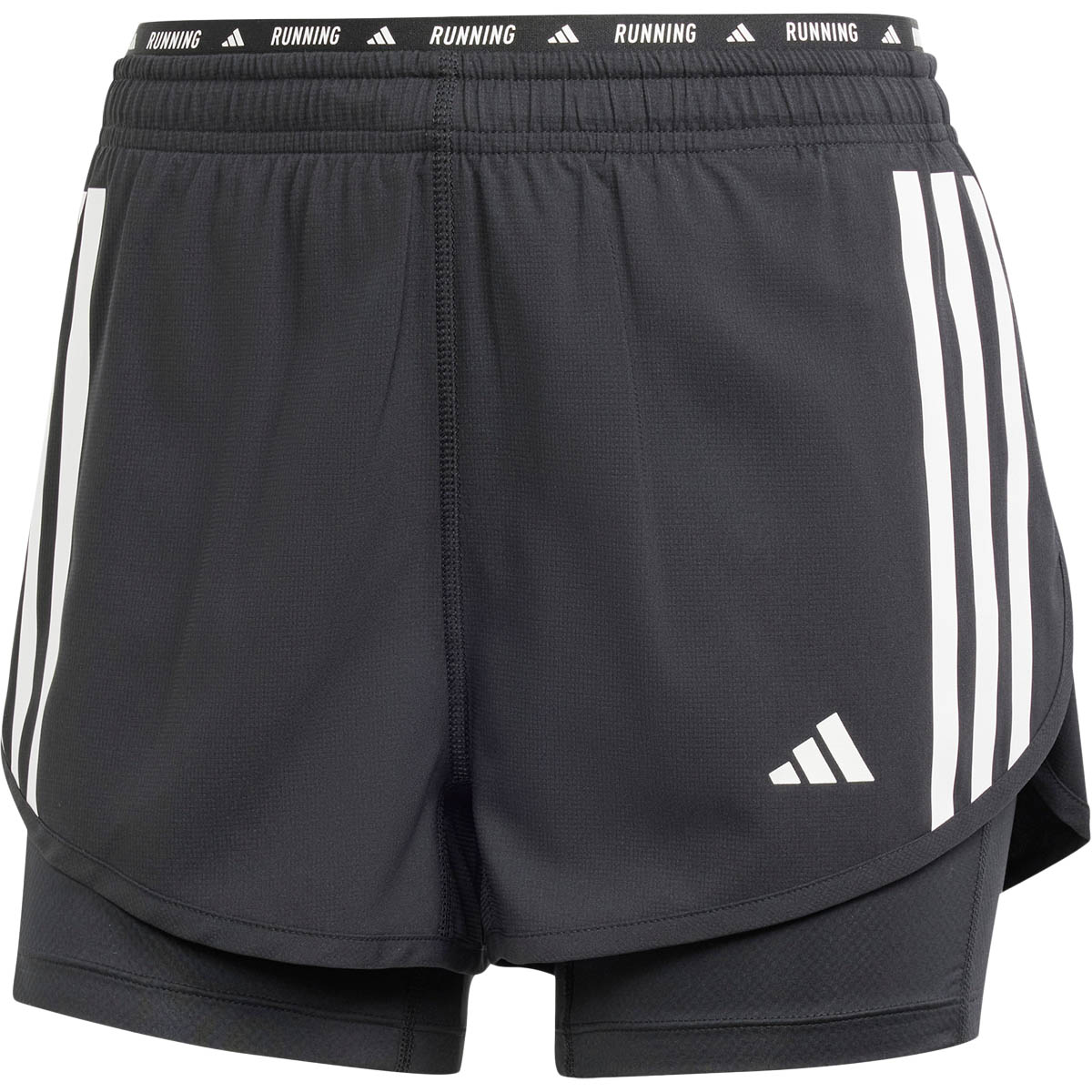 adidas Own The Run 3-Stripes 2in1 Løbeshorts Dame