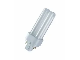 OSRAM DULUX D/E - Ikke-integreret kompakt fluorescerende lyspære - form: T12X2 - G24q-1 - 13.7 W - klasse G - varmt hvidt lys - 3000 K