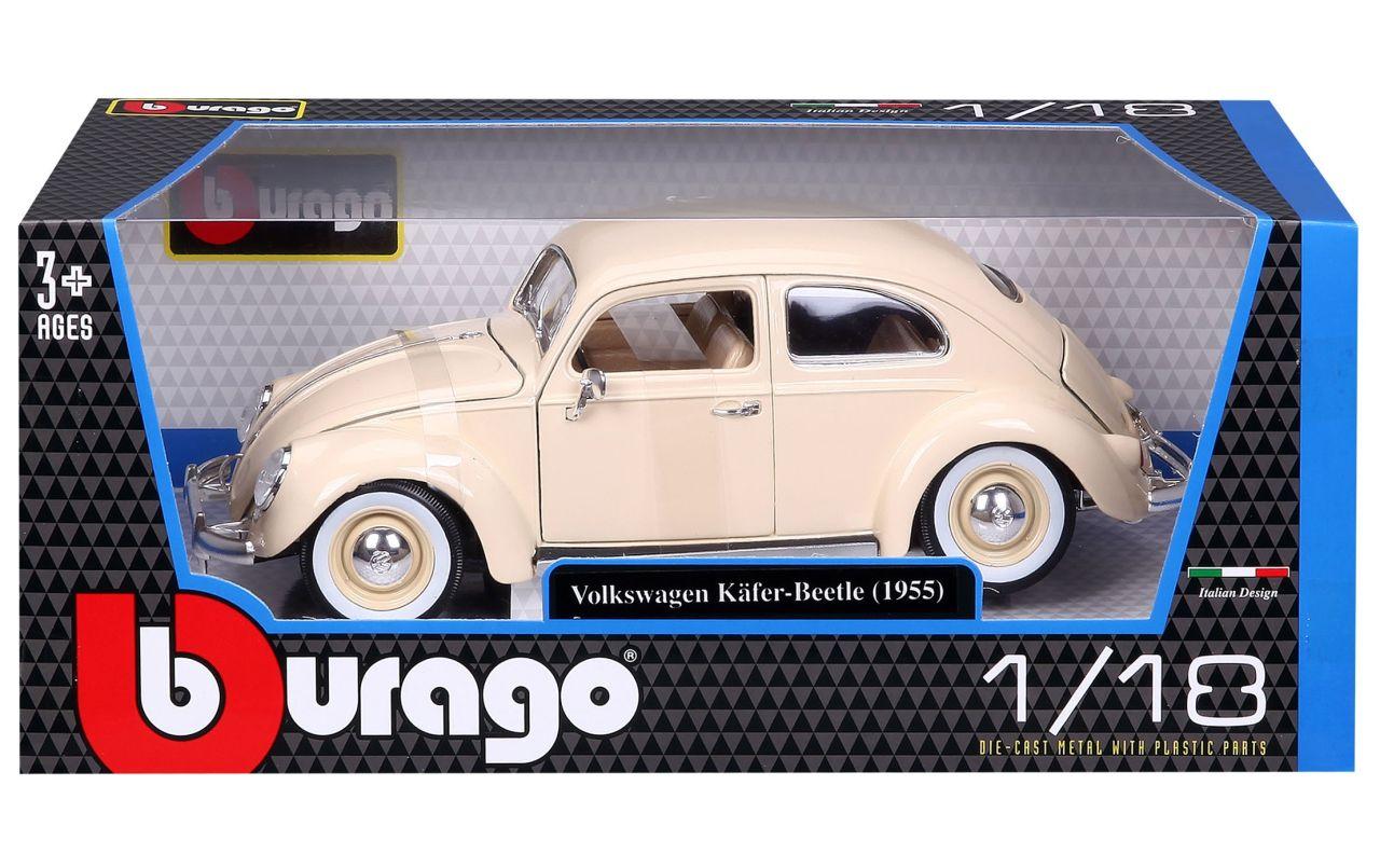 Volkswagen Käfer 1955 Beige 1:18Sammlermodell im Massstab 1:18