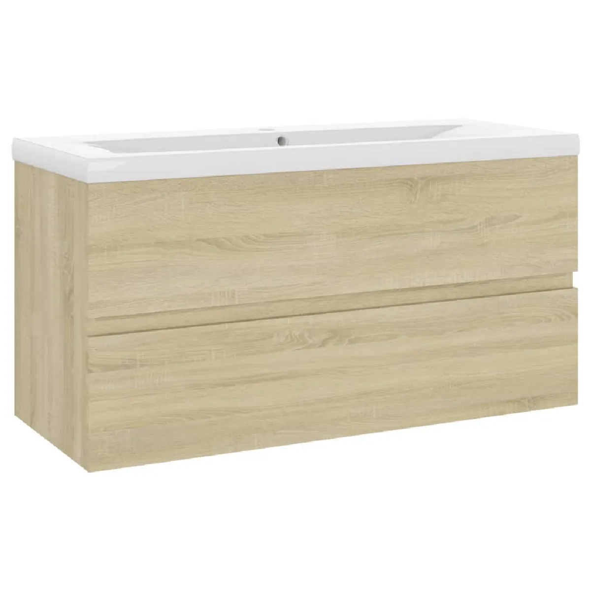 vidaXL Armoire évier et lavabo intégré - Chêne sonoma