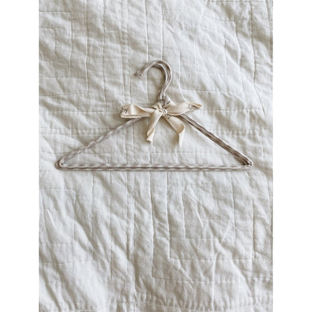 Beige Gingham Bøjle 2-Pak - Lalaby → Luksusbaby.dk