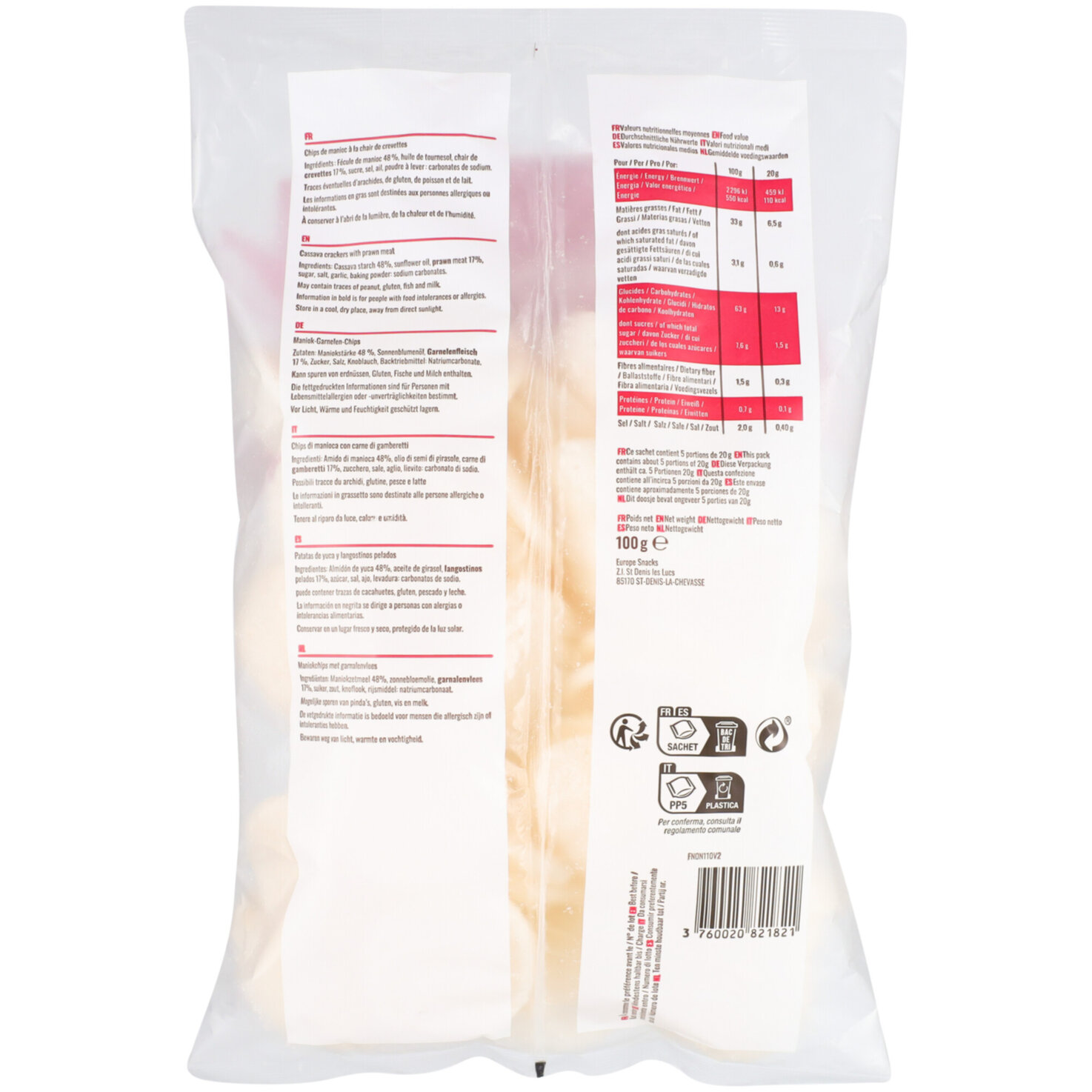 Chips à la Crevette