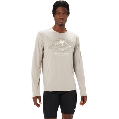 ASICSFujitrail Logo LS Top - grau