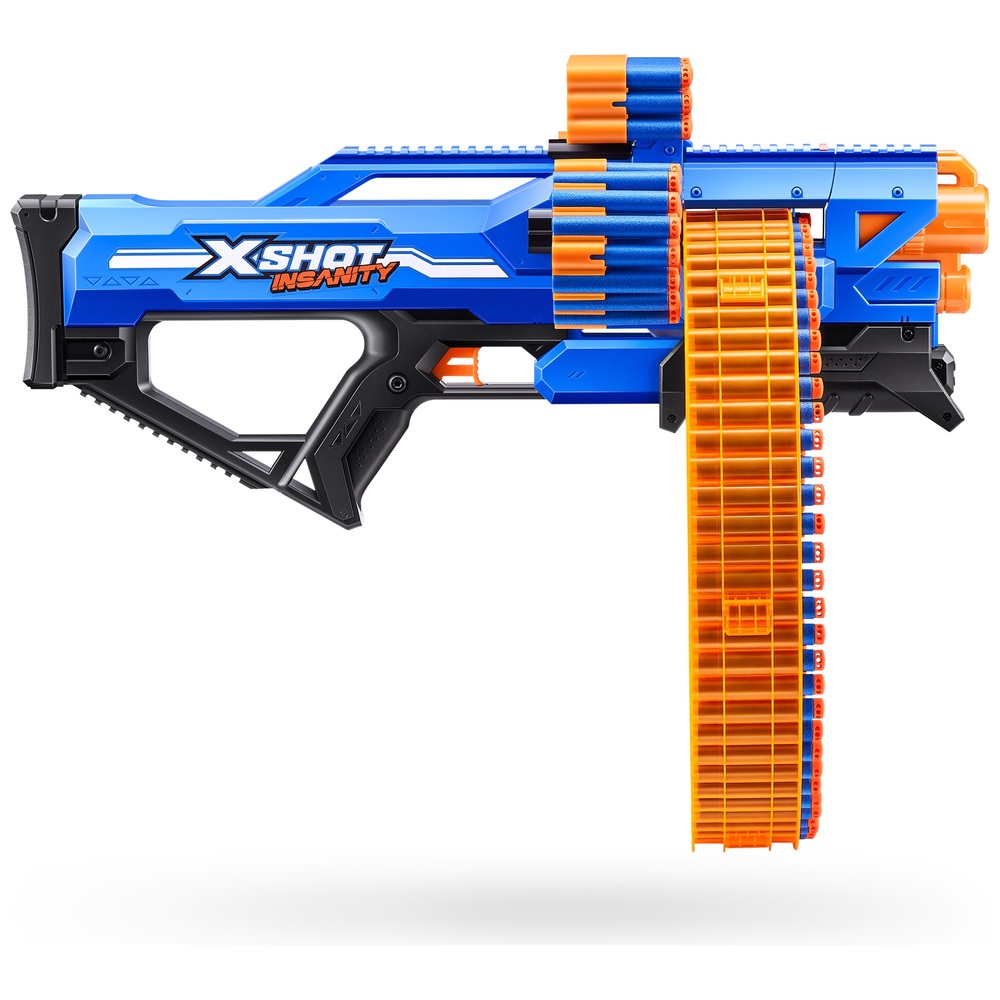 XSHOT Insanity Mad Mega Barrel 72 Darts von Zuru