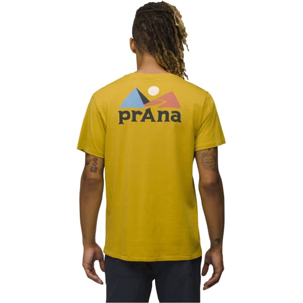 T-shirt PRANA EVERYDAY PEAKS SS TEE M GOLDEN LEAF