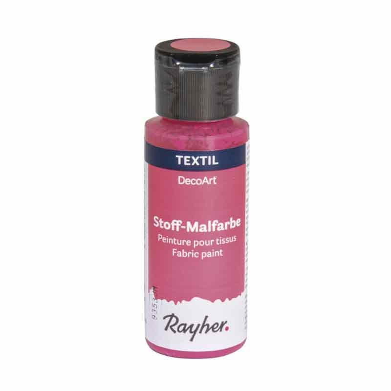 Peinture pour tissus 59 ml - rose